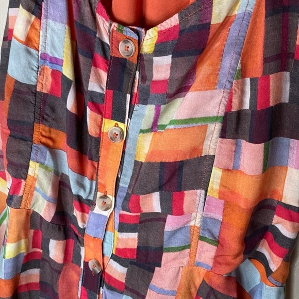 Anthropologie Pilcro Abstract Peplum Multicolor
Geometric Tank Top Size Large - Picture 4 of 11